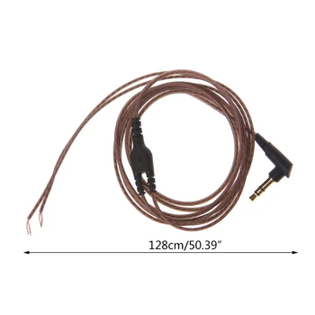 1бр 3,5 мм OFC Core 3 Щифта Конектор Кабел за слушалки DIY Тел за Обслужване на слушалки forBeyerdynamic за shure за Weishaupt 4