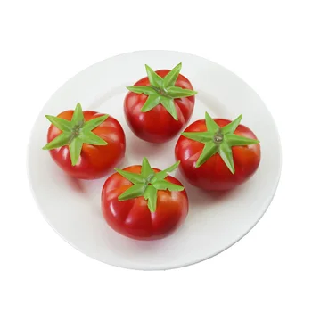 10шт Висока имитация на изкуствен Фалшив пластмаса имитация на домати зеленчуков модел