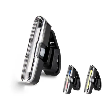 Тъп Предни Задни Велосипеден Фенер USB Акумулаторна Литиева Батерия LED Велосипеден Задна Светлина Велосипеден Шлем Лампа за Монтиране на Лампи