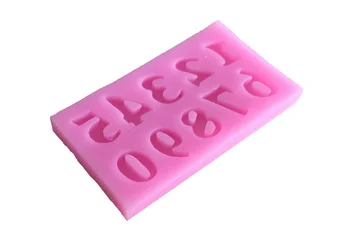 Номер на силиконовата форма помадная форма инструменти за украса на торта с формата на Кухненска форма за печене 0