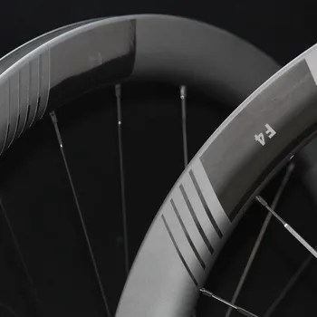F4D Дискова ос Велосипедна дължината на двойката Тръбен Аргумент Пътен под Наем Карбоновое колело-25 mm Dt главината на Безкамерни 700c