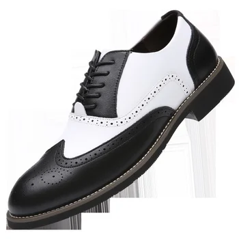 2022 Мъжки Модел обувки от естествена кожа, Луксозни Мъжки бизнес Обувки От телешка кожа, Ежедневни Социални Обувки, Мъжки Обувки на Сватба, Zapatos Hombre