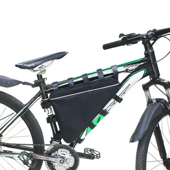 МТВ Триъгълна Литиево-йонна Батерия, Чанта За Съхранение на Електрически Велосипеди Статив с Голям Капацитет Чанта За Съхранение на Велосипеди Вело Аксесоари