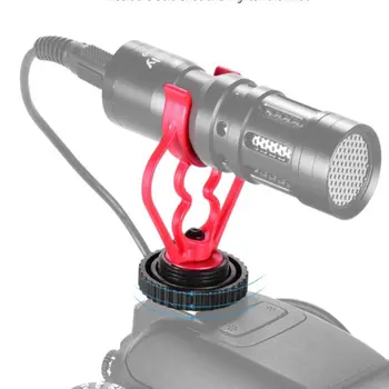 Универсален Ударен Адаптер За Прикрепване на Студено Башмака ABS Пластмасов Микрофон