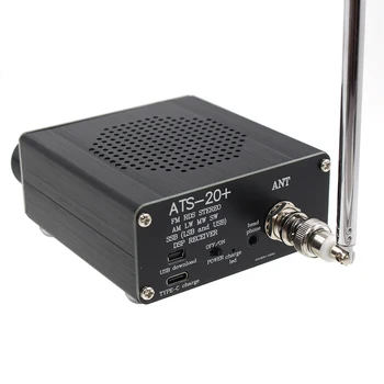 Професионален Полнодиапазонный радио SI4732 С OLED-дисплей ATS-20 + Приемник, USB-за зареждане Аксесоари 0