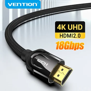 Vention HDMI Кабел 4 Към/60 Hz HDMI 2,0 Сплитер Кабел за Mi Box HDTV HDMI 2,0 Аудио Кабел Превключвател Адаптер за Xiaomi PS4 Кабел HDMI