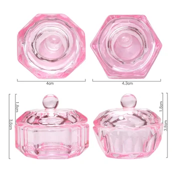 2022 нов стил розова кристална купа дизайн нокти с покритие от стъклен кристална купа, покрита с кристална купа лакочистител набор от консумативи за нокти