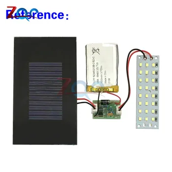 Такса за Зареждане на Литиево-йонна Батерия със Защитен Модул, Зарядно устройство, Сензор за Контрол на Осветлението САМ Комплекти за слънчево Зареждане 5