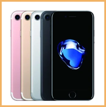 Отключени iPhone 7 Оригинален 2 GB RAM 32/128 GB/256 GB ROM IOS 10 Четириядрен LTE 4G 12.0 MP Мобилен телефон с пръстови отпечатъци iphone7 iphone