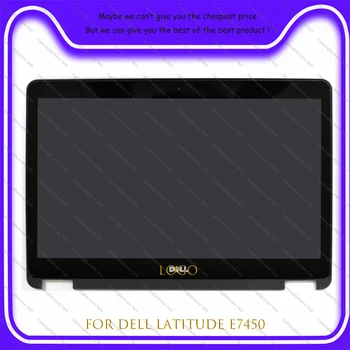 14 инча, FHD 1920*1080 За DELL Latitude E7440 E7450 LCD екран е чувствителен на Допир Дигитайзер, Замяна на Лаптопа В Събирането на 0VR9H2