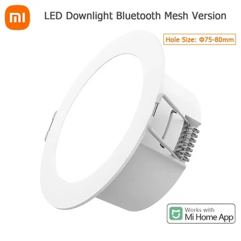 Xiaomi Mijia Интелигентен Led Лампа, Bluetooth Мрежа Версия, Управлявана с Глас, Smart с дистанционно Управление, Регулиране на Външно Осветление монтаж на таван