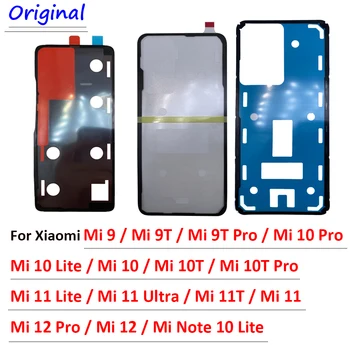 Оригинален Заден Лепило Водоустойчив За Xiaomi Mi 9 9T 10 10T 11 11T 12 Pro Lite Note 10 Lite Задната със Стъклен Капак лепило Лепило 0