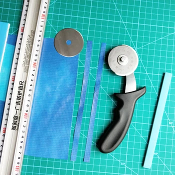 60 мм Ръчно Ротационен Нож KT Дъска PVC Лист Реклама през Цялата Машина Прорезна Валяк Гъвкав Банер Хартиена Кърпа Кожена Нож 1