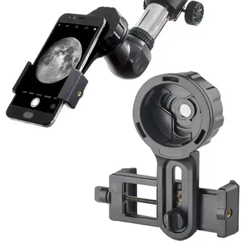 Телескоп Адаптер Притежателя Бинокъл Определяне на Поддръжка на Мобилен Телефон 55-98 мм Широчина за iPhone Huawei