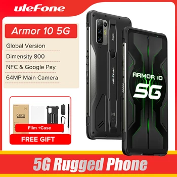Ulefone Armor 10 5G Трайни Мобилен телефон 8 + GB 128 GB Android Водоустойчив Смартфон/IP68 IP69K/6,67 