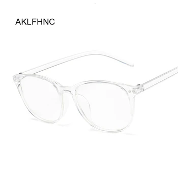 Модни Прозрачни Рамки За Очила За Жени И Мъже, Реколта Кръгли Очила За Очите, Женски, Мъжки, Пластмасови Прозрачни Оптични Рамки За Очила 0