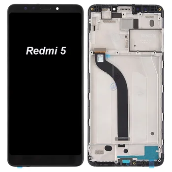 За мобилен телефон REDMI 5 LCD дисплей със сензорен екран за мобилен телефон LCD Дисплей за Xiaomi redmi5 Резервна Част Дигитайзер в Събирането на