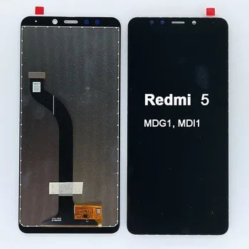 За мобилен телефон REDMI 5 LCD дисплей със сензорен екран за мобилен телефон LCD Дисплей за Xiaomi redmi5 Резервна Част Дигитайзер в Събирането на 3