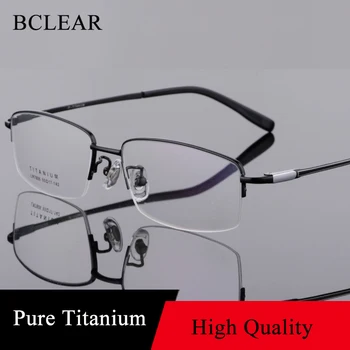 BCLEAR 2021 Ново Записване, Рамки За Очила, От Чист Титан, Рамки За Очила, Мъжки Оптични Очила, слънчеви Очила По Рецепта, Модни Горещи