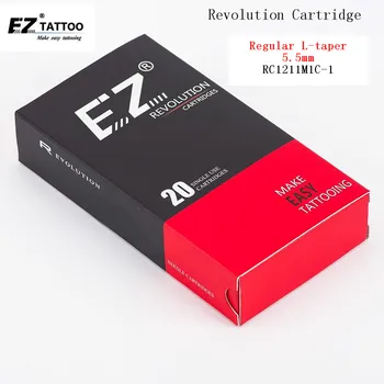 Игли за татуировки Касета RC1211M1C-1 EZ Revolution Извити / Кръгли Magnum # 12 0,35 mm за Система с Татуировка-пишещи машини и дръжки 20 бр/кор. 0