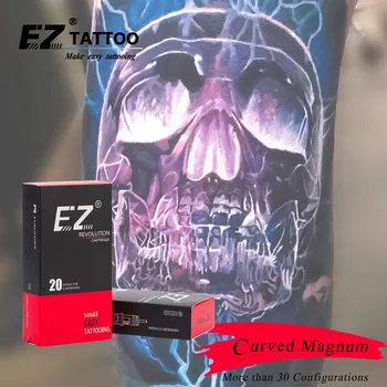 Игли за татуировки Касета RC1211M1C-1 EZ Revolution Извити / Кръгли Magnum # 12 0,35 mm за Система с Татуировка-пишещи машини и дръжки 20 бр/кор. 1