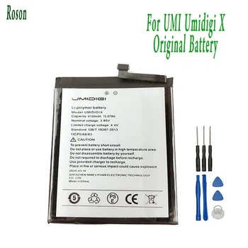 Roson за UMI Umidigi X Батерия 4150 ма 100% на Нови Резервни Части, Аксесоари За Телефони, акумулаторни Батерии С Инструменти 0