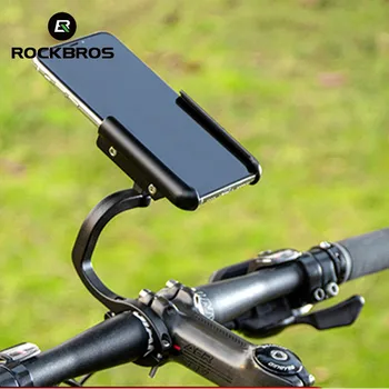 ROCKBROS алуминиева сплав 360 навигация скоба на Мотора Открит Колоездене Определяне на титуляр на мобилен телефон и Аксесоари За Велосипеди