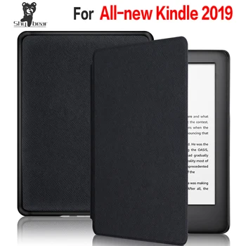 Тънък Калъф За Kindle 10th J9G29R 2019, умен Флип калъф от Изкуствена кожа + Защитно фолио За екрана