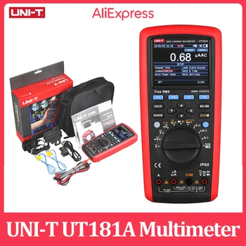 UNIT UT181A True RMS Datelogging Мултицет Автоматично Гама от Професионални Цифрови Електрически Ремонт на Промишлени Измерване на Температурата