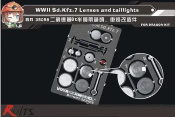 Обективи и задните светлини RealTS Voyager BR35058 1/35 Втората световна Sd.Kfz.7 (за DRAGON)
