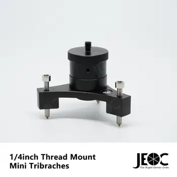 JEOC Mini Tribrach с монтиране резба 1/4 инча 0