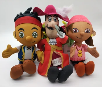 Officia Капитан Кука Джейк и Пиратите Неверленда Плюшен кукла играчка 3шт