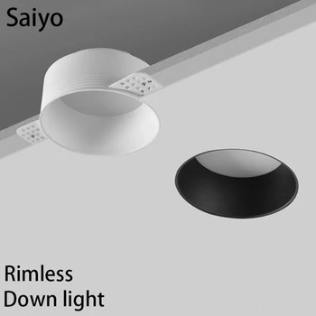 Saiyo Trimless през Цялата COB Led осветителни Тела с Висок Клас Вградени Вентилатори, Точка осветление Лампа За Вътрешно Жилищна сграда 0