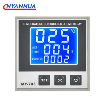 3В1 LED Интелигентна Регулатор на температурата Регулатор на температурата Таймер за Броене на Контрол на Температурата